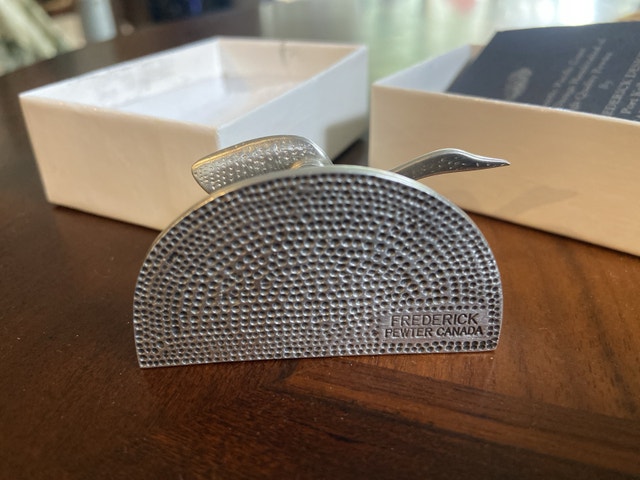Canada Goose Pewter business card holder - photo 3