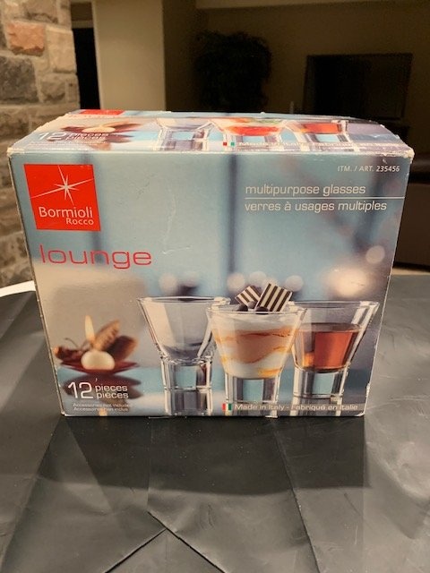 Glasses Liquor, Aperitifs Set of 12 Made In Italy BNIB - photo 3