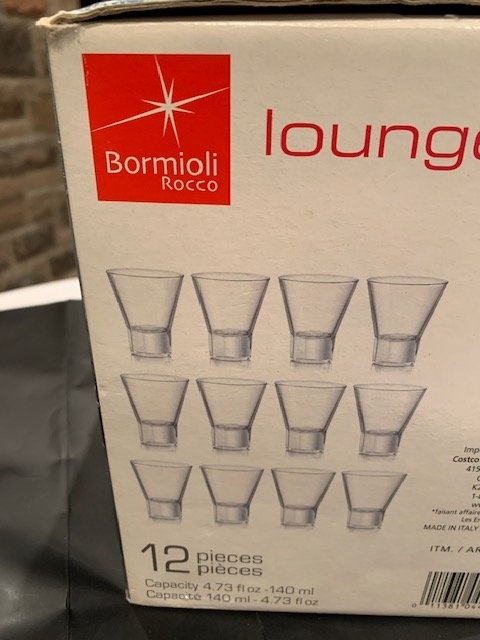 Glasses Liquor, Aperitifs Set of 12 Made In Italy BNIB - photo 4