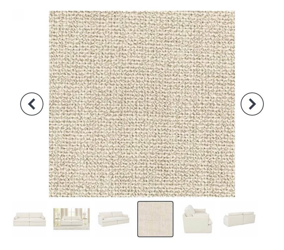 QUICK SELL* Cloud-like Couch in Linen - photo 4