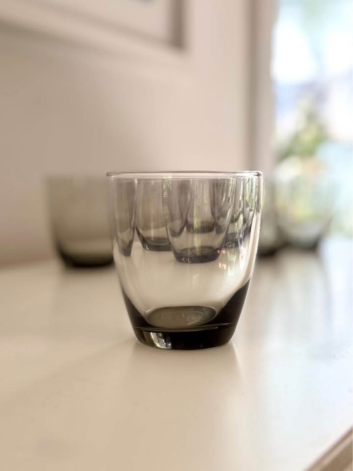 Vintage Libbey Smokey Grey Tumbler Glasses (Set of 4) - photo 2
