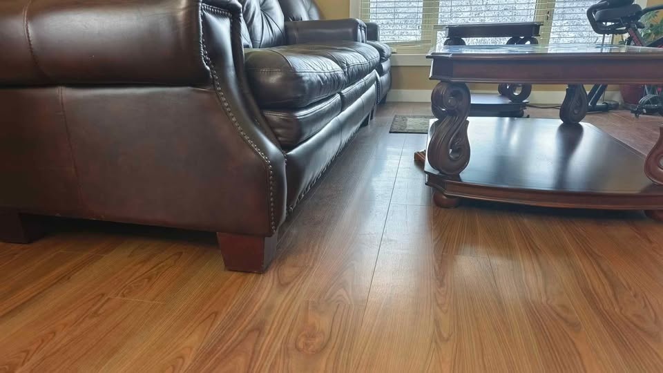 Genuine Leather Sofa Set + Coffee Table & Side Table - photo 5