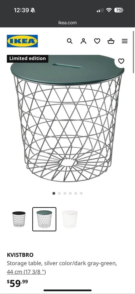 Two ikea storage table - photo 3