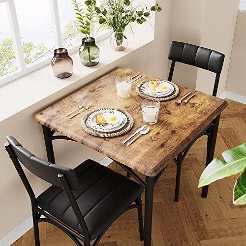 Wood Kitchen Table Set with 2 Chairs - photo 2