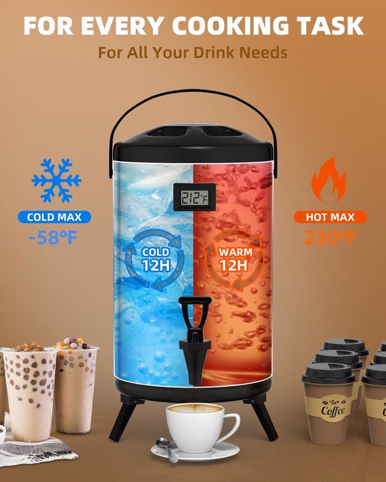 Insulated Beverage Dispenser 8L/2.2 Gallon – Thermal - photo 5
