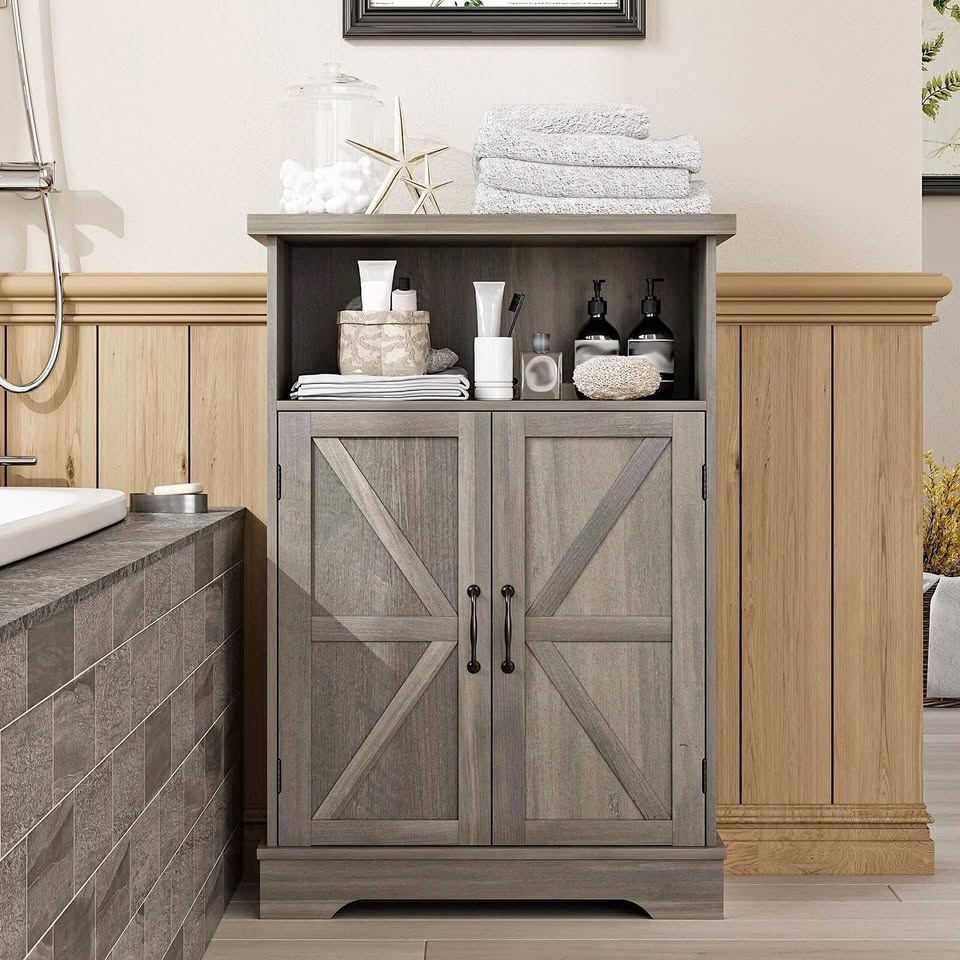 Mino Kesper Bathroom Floor Storage Cabinet