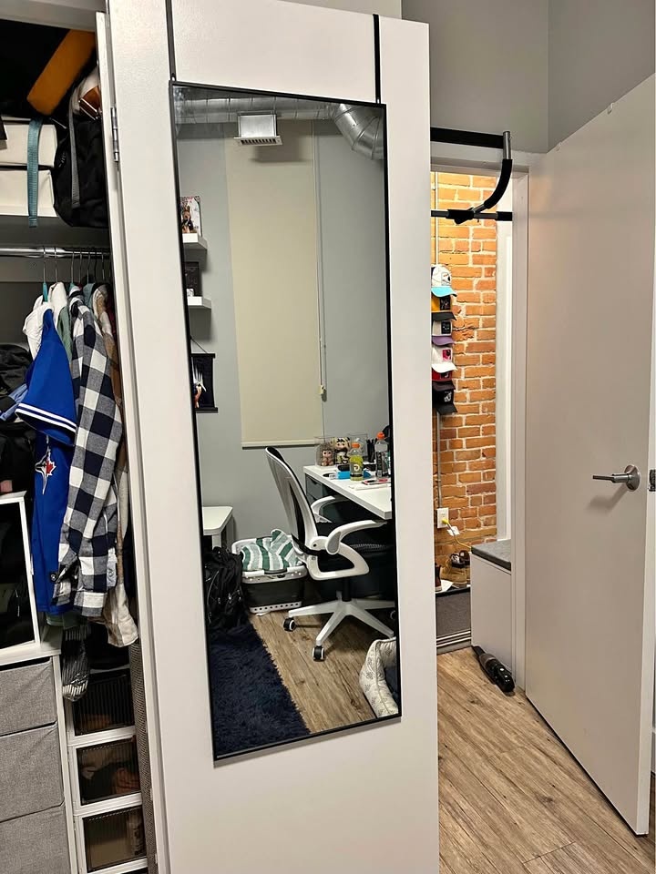 MOVING SALE | Over Door Full Length Mirror 🥕