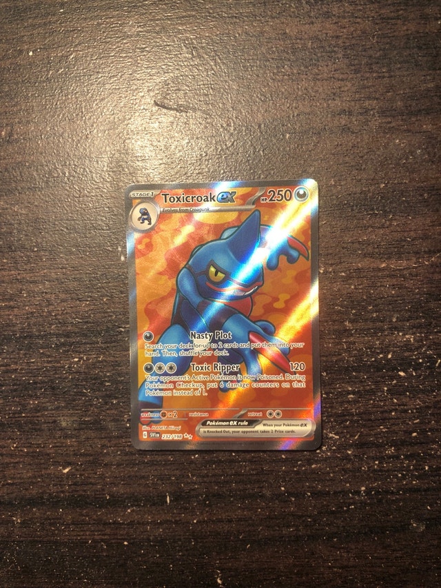 Toxicroak EX Pokémon card