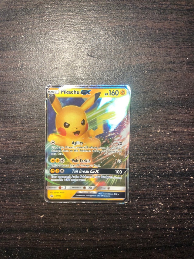 Pikachu GX Pokémon card
