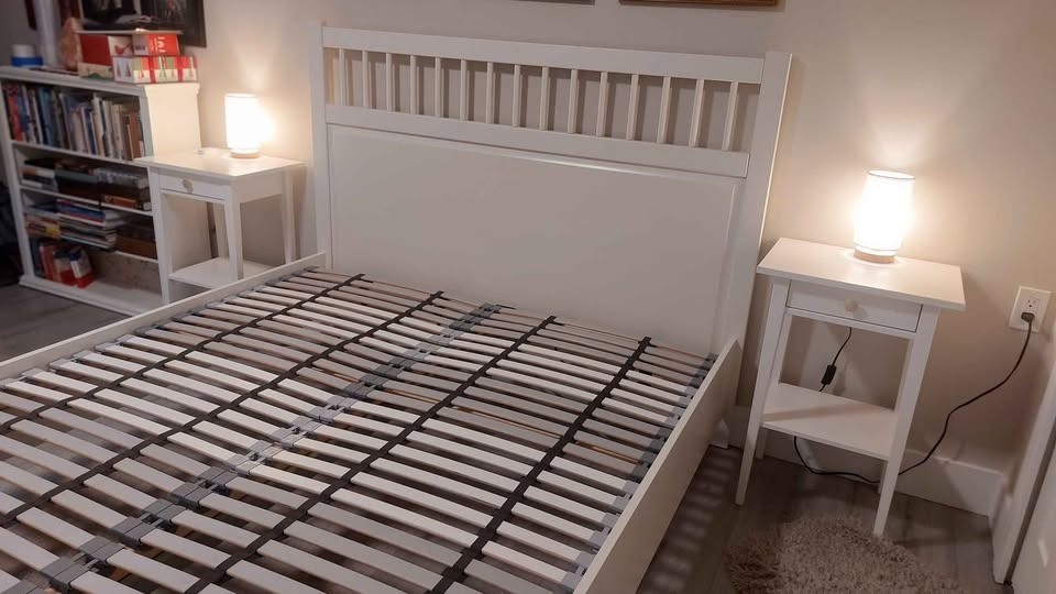 Ikea Hemnes Queen Size Bedframe with upgraded slats - photo 5