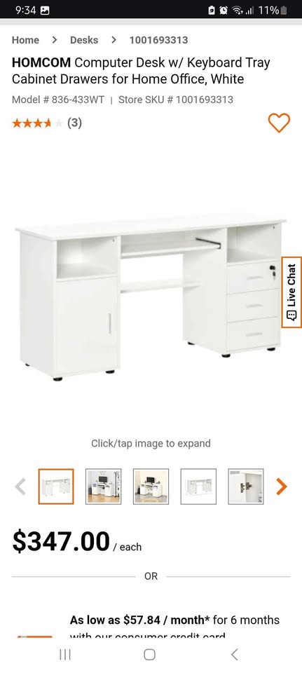 Moving Sale: Office desk , chair, and free ajustable laptop desk - photo 5
