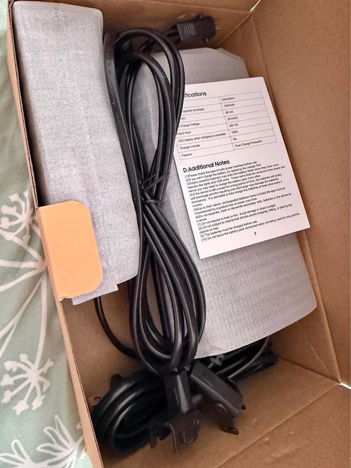 Battery pack for reclining Sofa LED Display 2500mAh