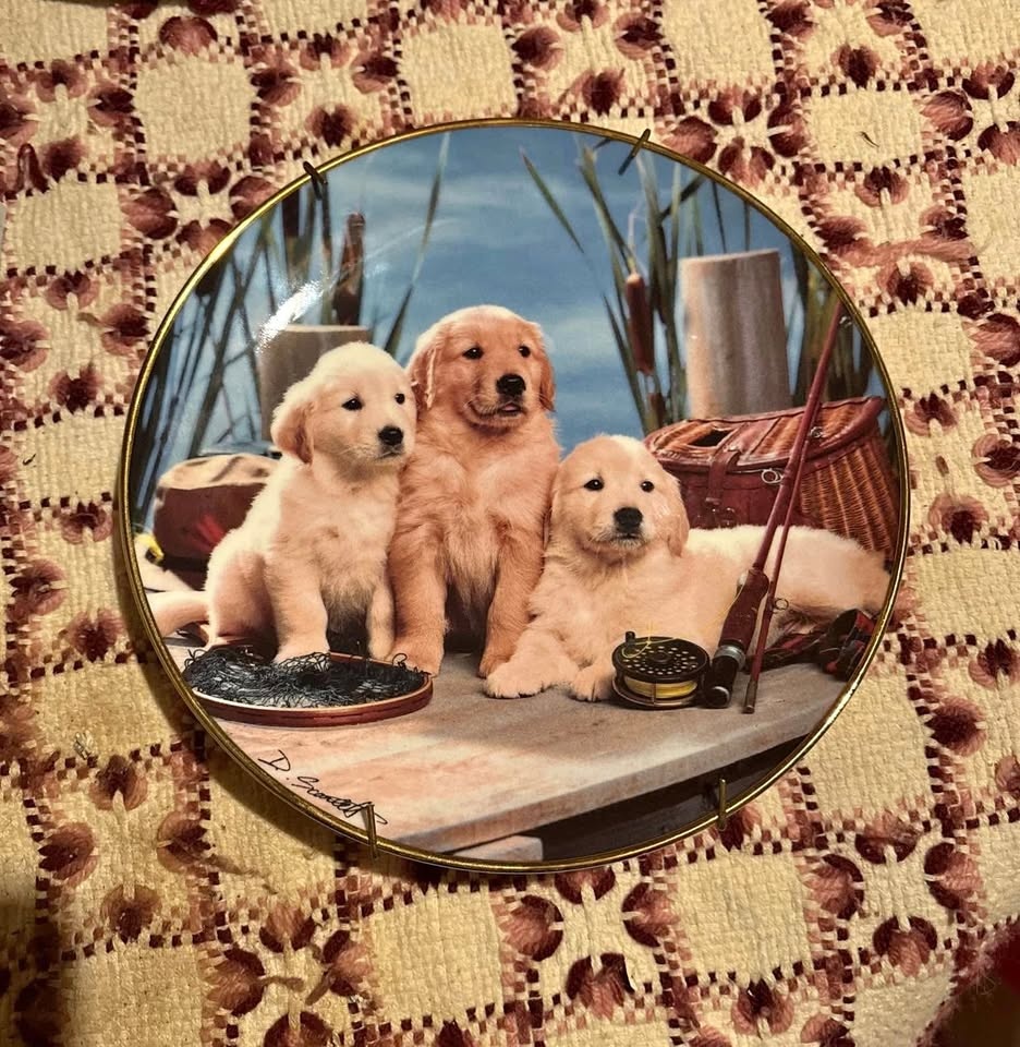 Limited edition Reel Pals 1995 plate
