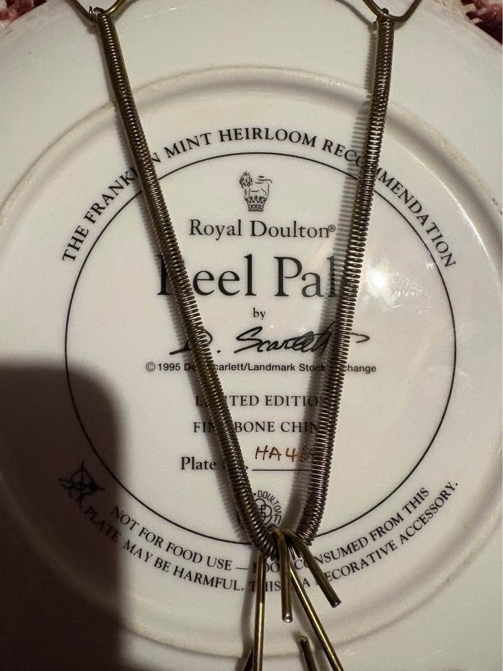Limited edition Reel Pals 1995 plate - photo 3
