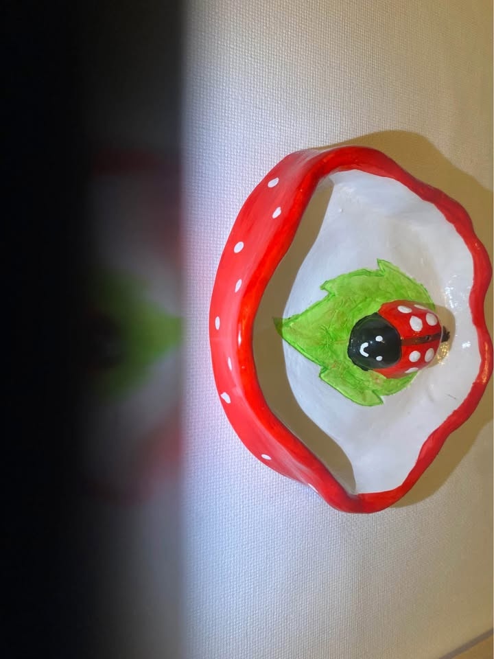 Handmade incense tray holder from clay - photo 2