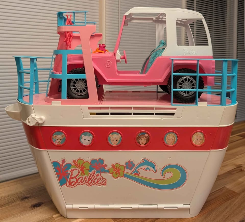 Cruise Ship and Jeep Barbie