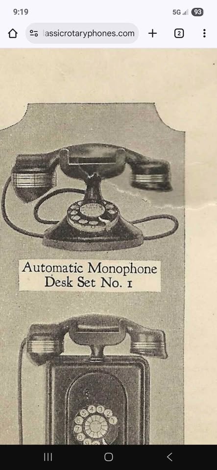 1932 The Very First Monophone Ever! Western Electronics $150 - photo 4