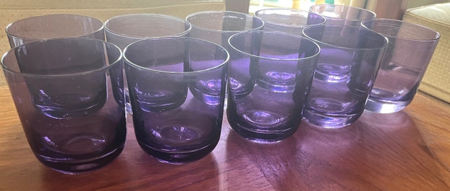 Purple Drinking Glasses - photo 2