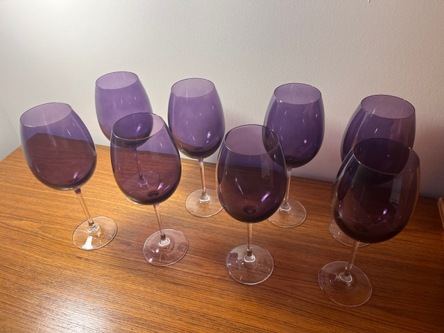 Purple Wine Glasses - photo 2