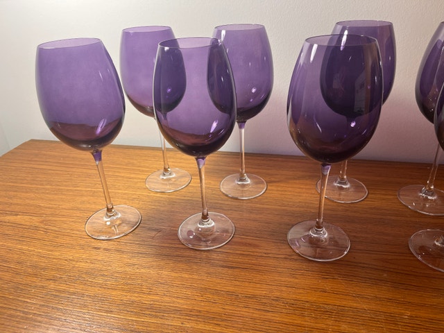 Purple Wine Glasses - photo 3