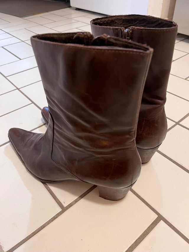 Brown Leather Boots - photo 3