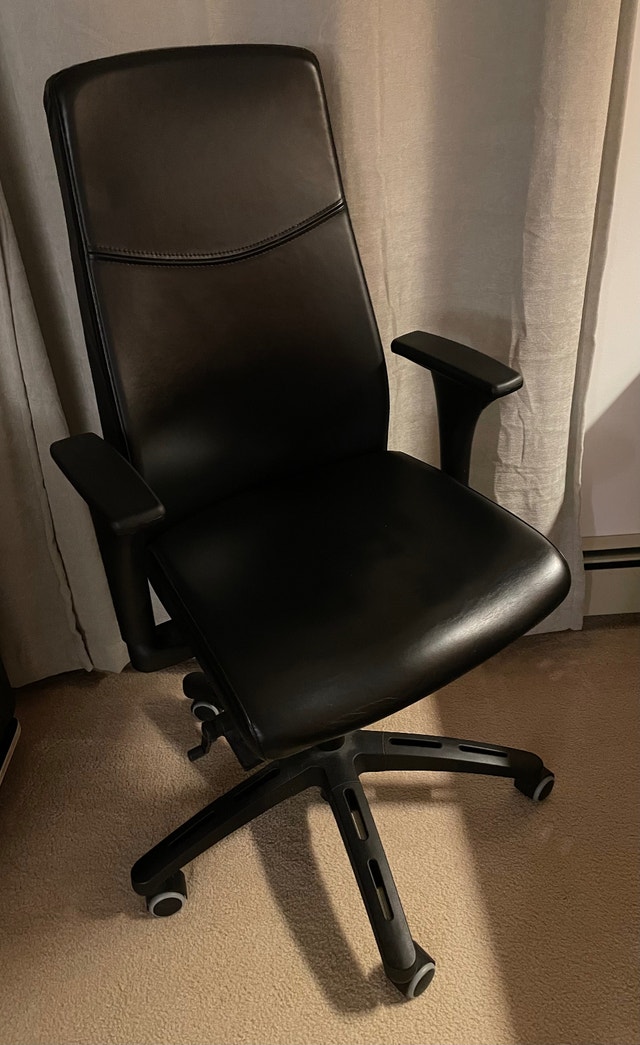 Leather IKEA Office Chair - photo 2