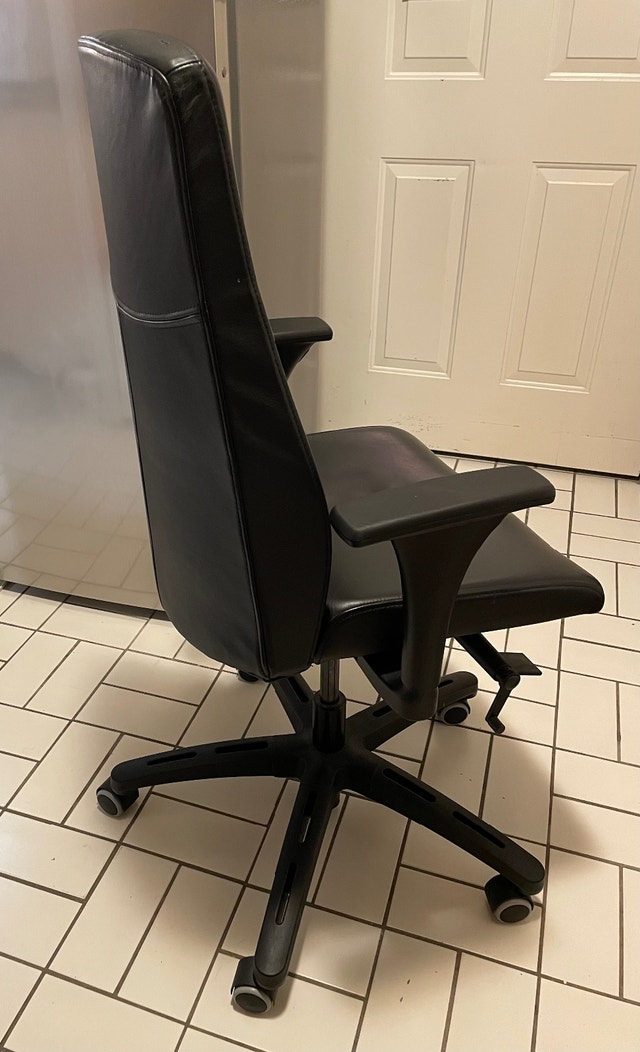 Leather IKEA Office Chair - photo 4