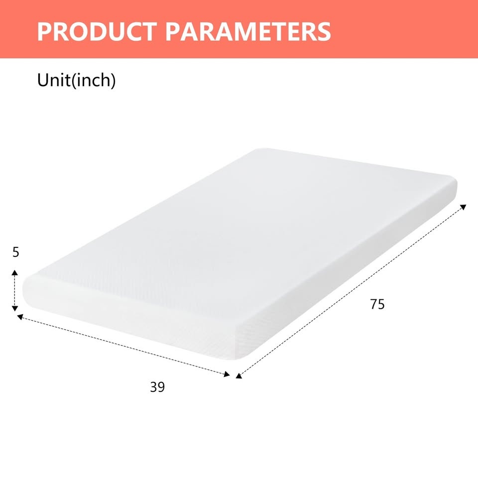 Twin Mattress 6 inch Gel Memory Foam Mattress SEALED - photo 2