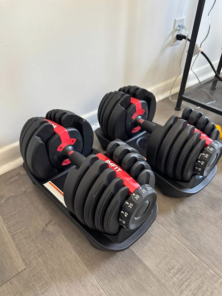 Adjustable dumbbell weights - IMFit