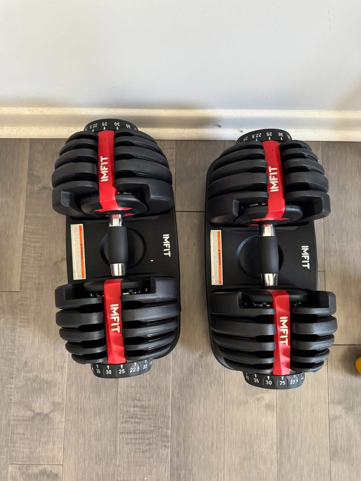 Adjustable dumbbell weights - IMFit - photo 2
