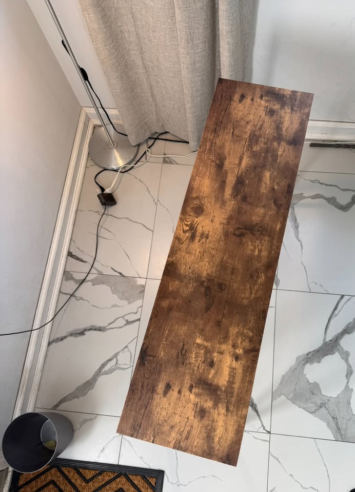 Rustic Brown Console End Table - photo 3