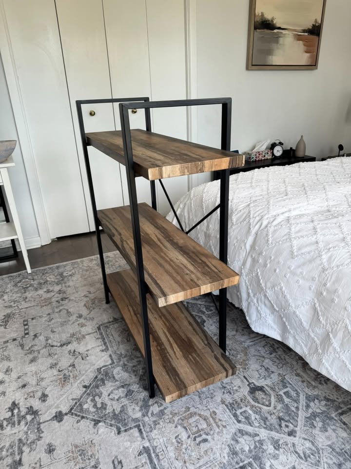 Amazon Vintage Bookshelf Storage Rack - 3 tier - photo 2