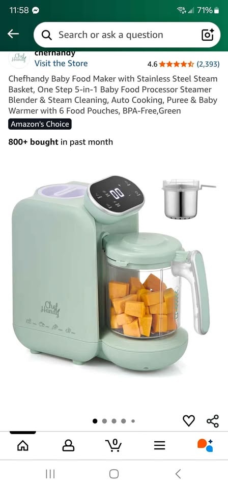 Baby food maker