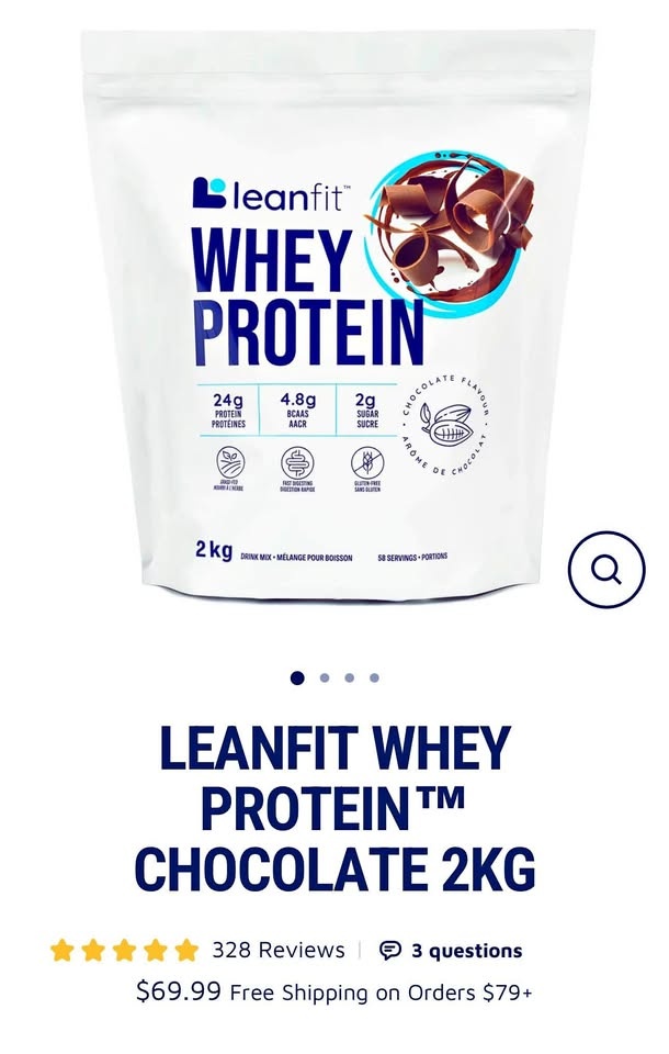 Leanfit Whey protein 2kg Vanilla