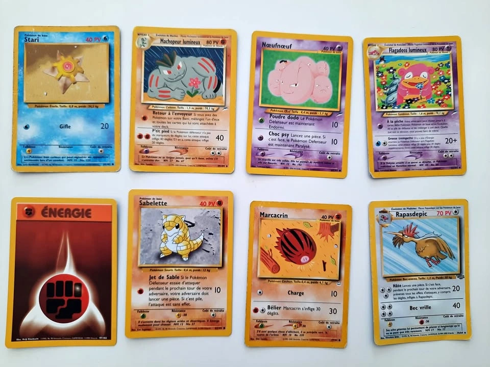 French vintage Pokemon cards