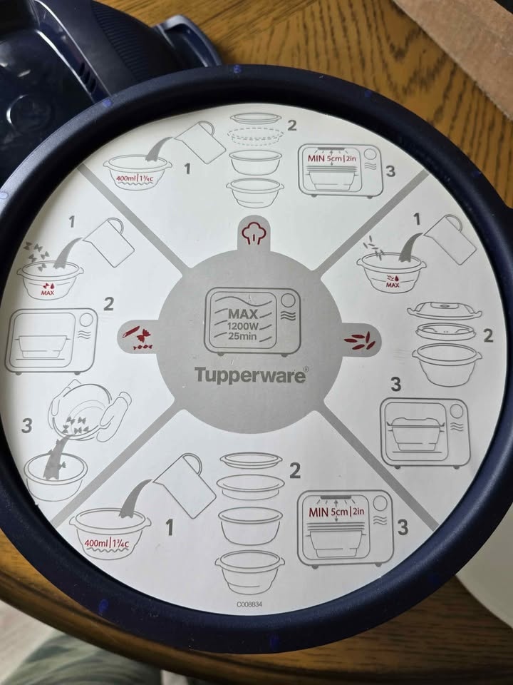 Tupperware stacker steamer cooker - photo 5