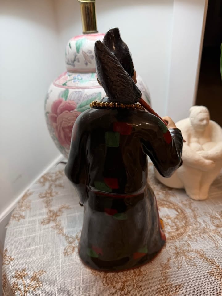 Vintage Ji Gong Porcelain Figure – Expressive Folk Figure - photo 4
