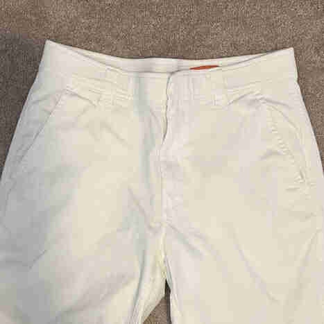 Men’s White golf Shorts
