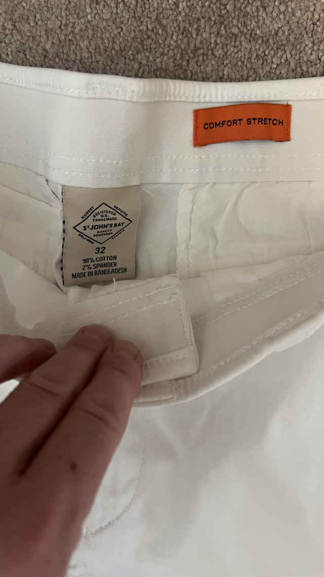 Men’s White golf Shorts - photo 2