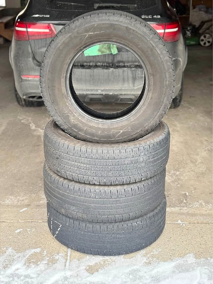 (4) Goodyear 245/70R17 All Season Tires