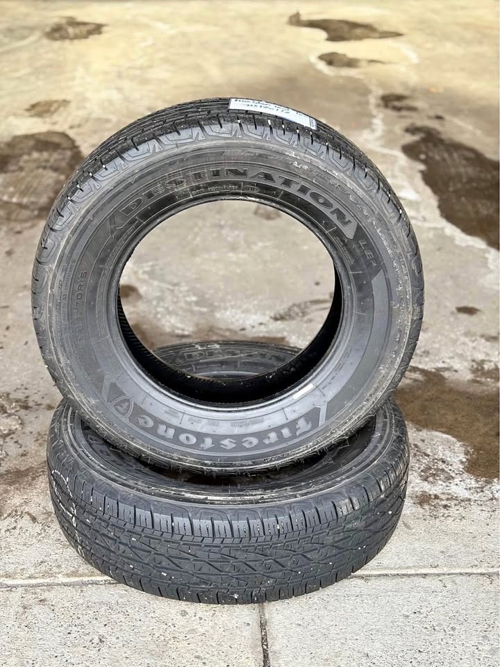 (2) Firestone 215/70R16 All Season Tires