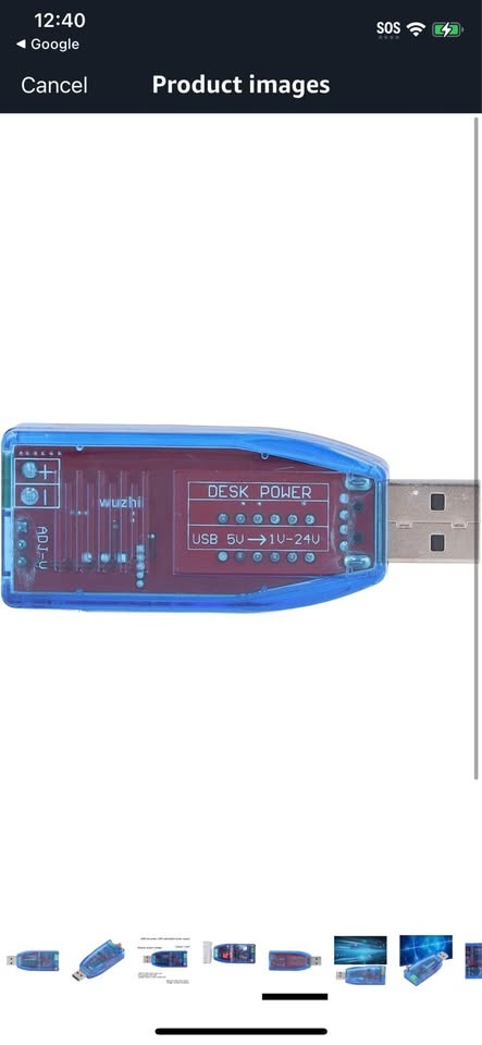 Wuzhi Desk Power USB 5V 1-24V Adjustable Power Supply - photo 4