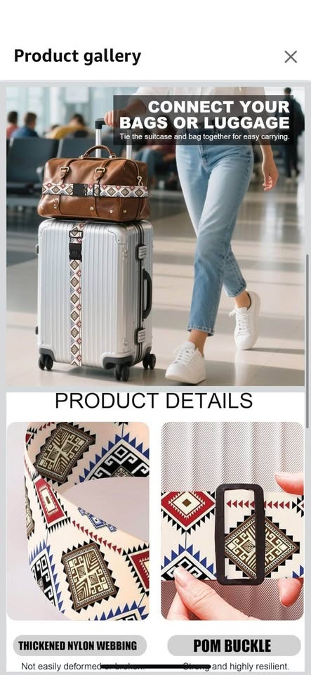 NEW-Luggage Strap with Password Buckle ! - photo 5
