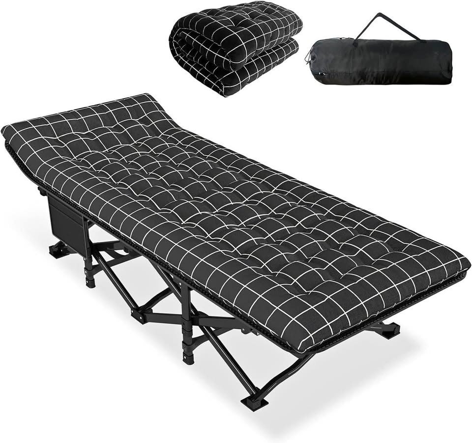 ATORPOK Camping Cot for Adults with Cushion