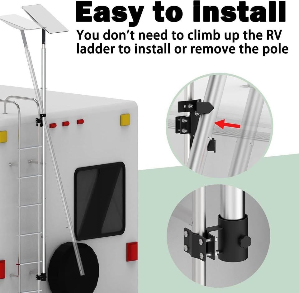 JUYEER Starlink Gen 2 Pole Mount Kit - photo 4