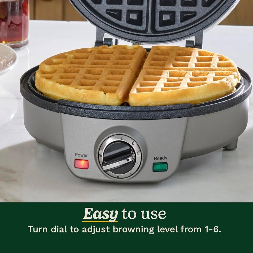 Cuisinart Belgian Waffle Maker, Round Waffle Iron - photo 4