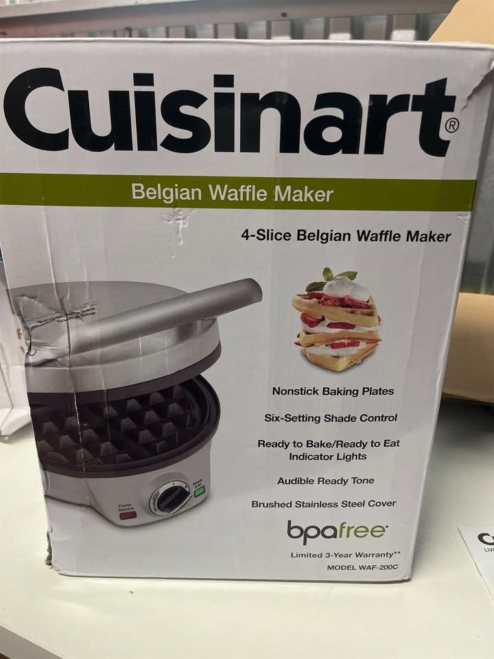 Cuisinart Belgian Waffle Maker, Round Waffle Iron - photo 5