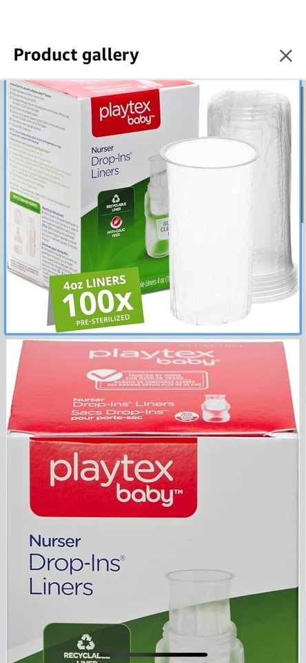 NEW-Playtex Baby Nurser Drop-Ins Liners, 100 Count