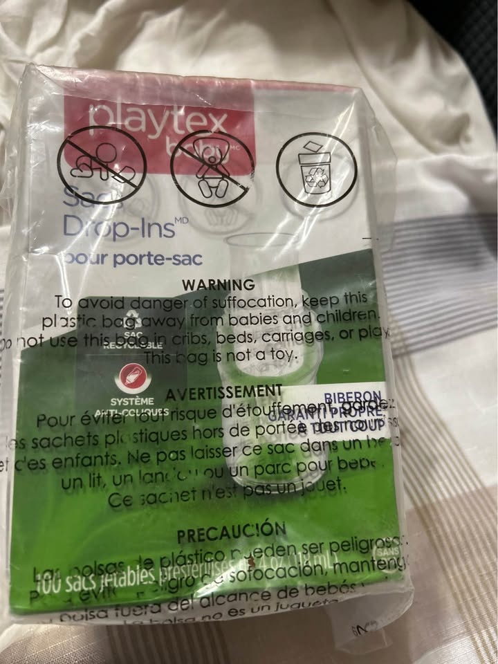 NEW-Playtex Baby Nurser Drop-Ins Liners, 100 Count - photo 2