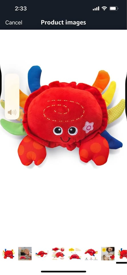 Dancing Crab for 3-6 Months Babies - Musical Crawling